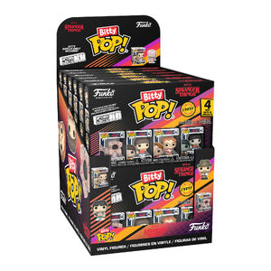 Stranger Things S1 12pc PDQ Funko Bitty Pop! Vinyl Figures, in display