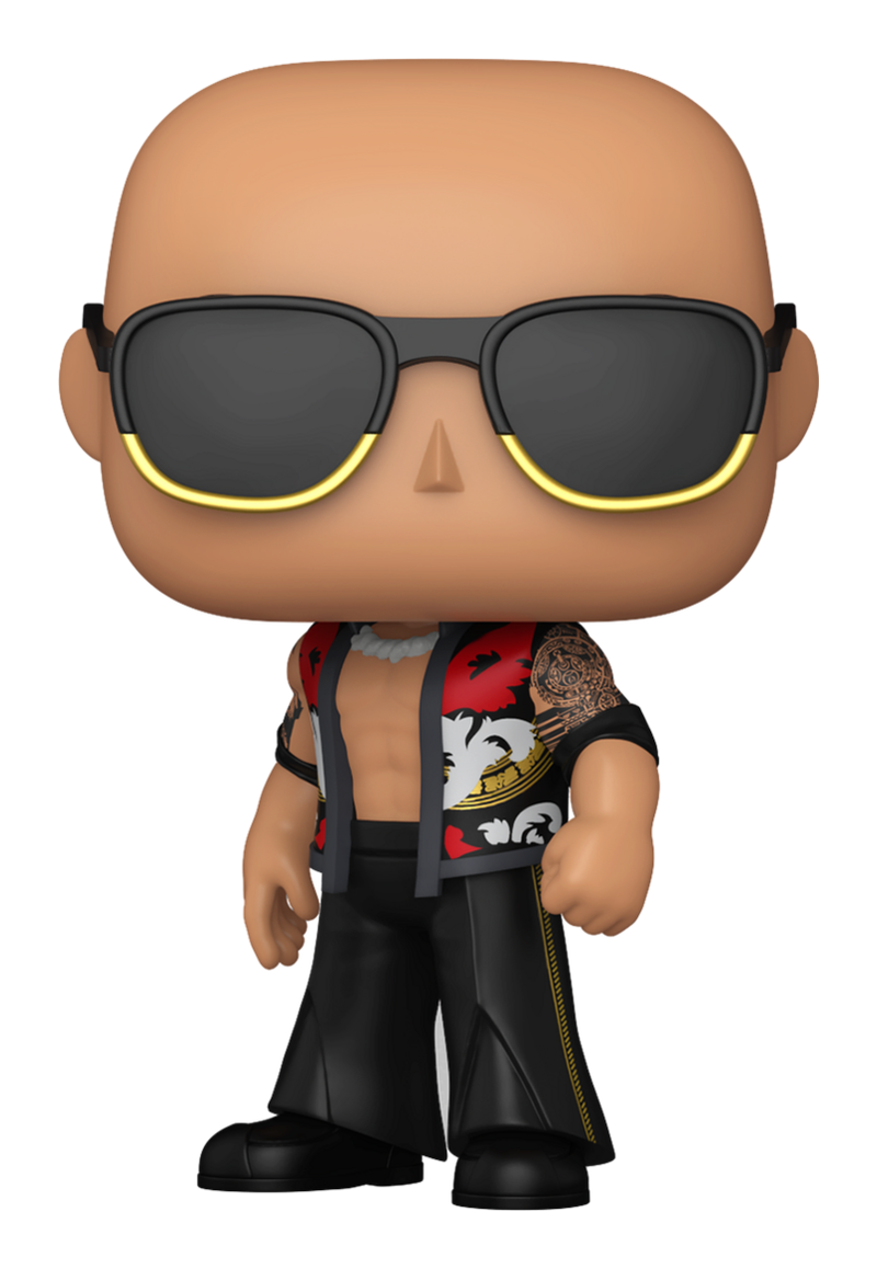 WWE - The Rock - Final Boss (WM40) Funko Pop! Vinyl Figure, close-up detail