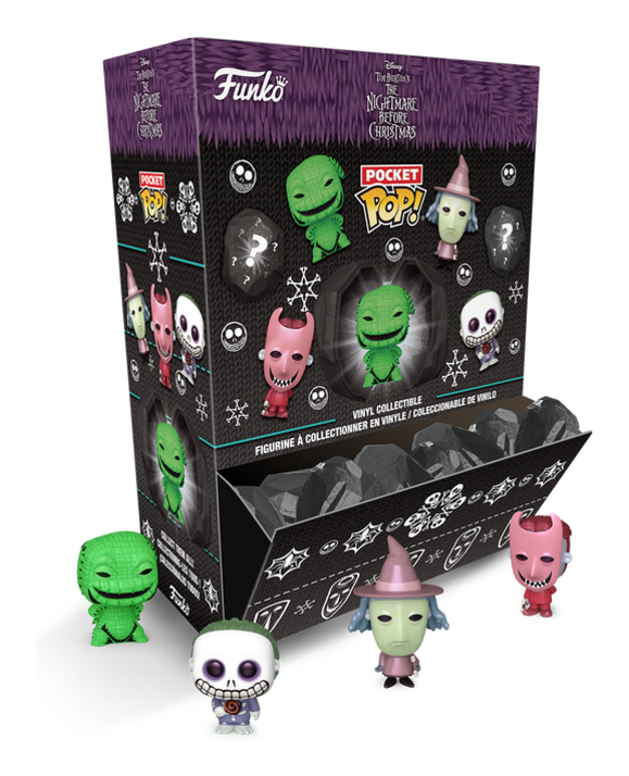 Pocket Pop Coal - The Nightmare Before Christmas - 12 Pieces in PDQ, side angle