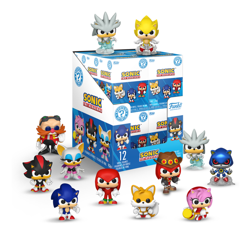 Mystery Minis: Sonic the Hedgehog 12pc PDQ Funko Pop! Vinyl Figures