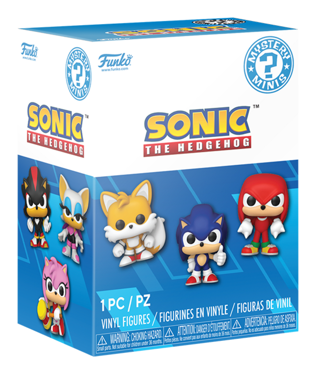 Mystery Minis: Sonic the Hedgehog 12pc PDQ Funko Pop! Vinyl Figures