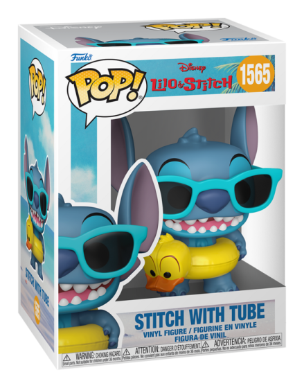 Stitch With Tube Disney Lilo & Stitch Funko POP! Vinyl Figure from Infinity Collectables’ Lilo & Stitch collection
