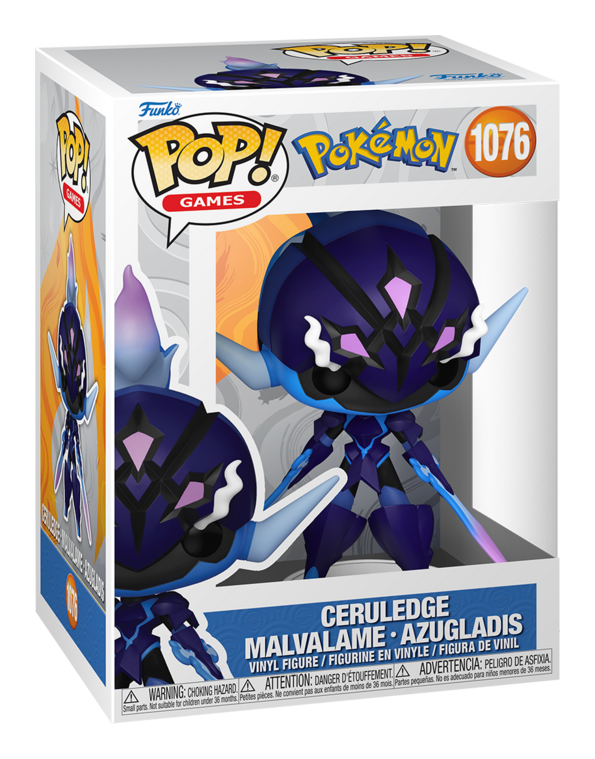 Pokemon - Ceruledge Funko Pop! Vinyl Figure, side angle