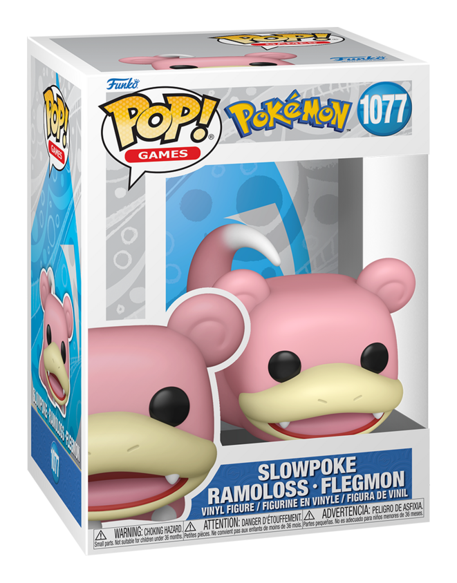 Pokemon - Slowpoke Funko Pop! Vinyl Figure, side angle