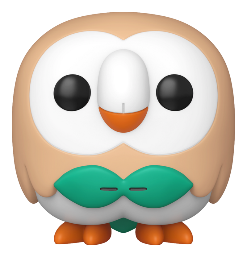 Pokemon - Rowlet Funko Pop! Vinyl Figure, close-up detail