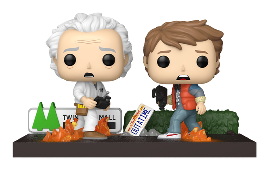 Doc and Marty Back to the Future Funko Pop! Moment