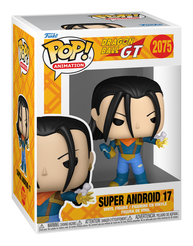 Dragon Ball GT - Super Android 17 Funko Pop! Vinyl Figure, side angle