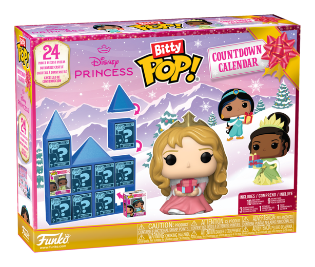 Bitty Countdown Calendar - Disney Princess collectible from Abgee