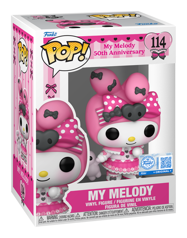 Sanrio - My Melody w/Toy Funko Pop! Vinyl Figure collectible from Abgee