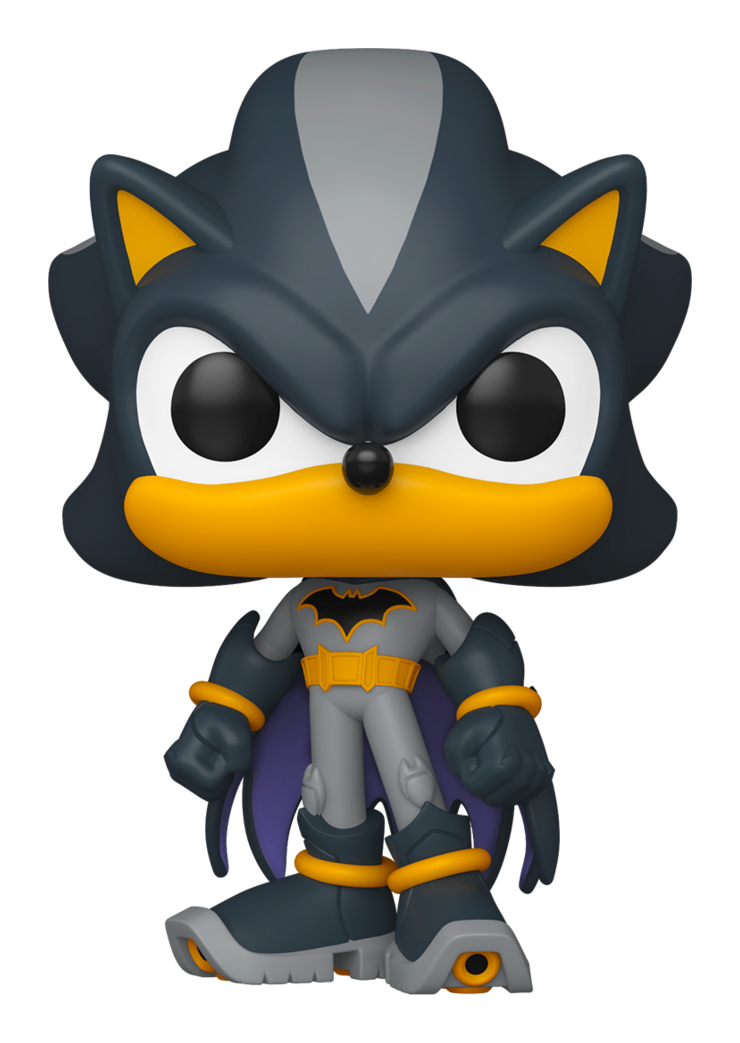 Sonic x JLA - Shadow/Batman Funko Pop! Vinyl Figure, alternate view