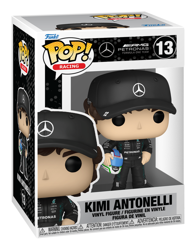 Formula One - Kimi Antonelli Funko Pop! Vinyl Figure, close-up detail