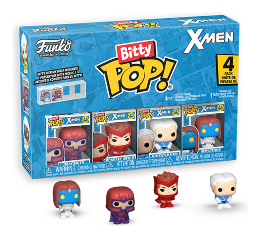 Bitty Pop! - X-Men 4-Pack Assortment 12 Pieces in PDQ (Case of 12)