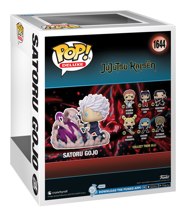 Jujutsu Kaisen - Gojo Funko Pop! Deluxe Vinyl Figure, side angle