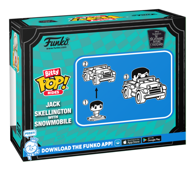 Bitty POP! Ride - TNBC - Jack w/ Snowmobile, rear view