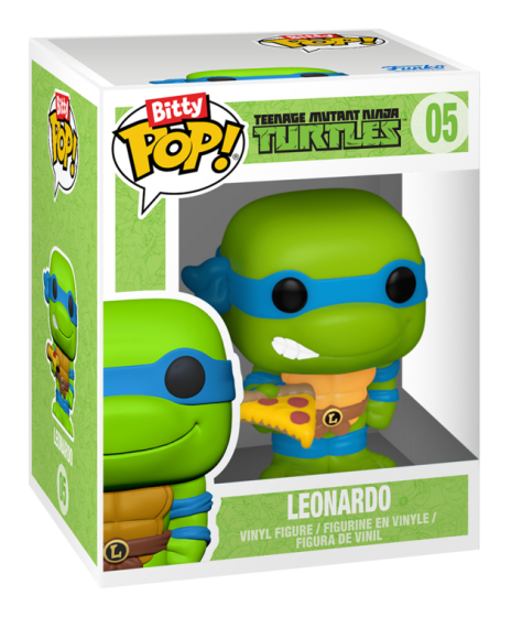 Bitty POP! Ride - TMNT - Leonardo w/ Turtle Van, side angle