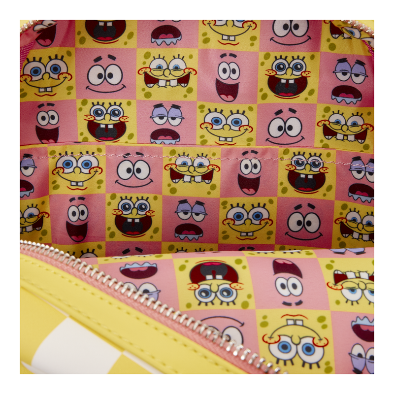 SpongeBob SquarePants and Patrick Checkered Loungefly Mini Backpack packaging view