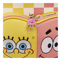 SpongeBob SquarePants and Patrick Checkered Loungefly Mini Backpack in use