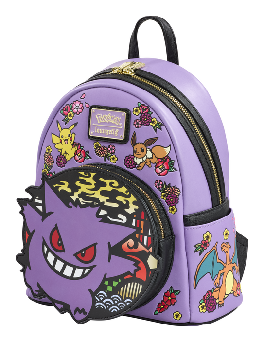 Loungefly - Pokémon Embroidered Wagara Mini Backpack