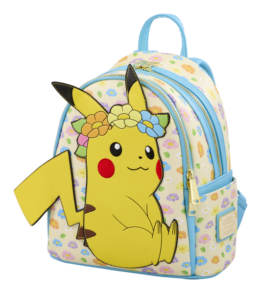 Loungefly - Pokemon Pikachu Floral Crown Mini Backpack, alternate view