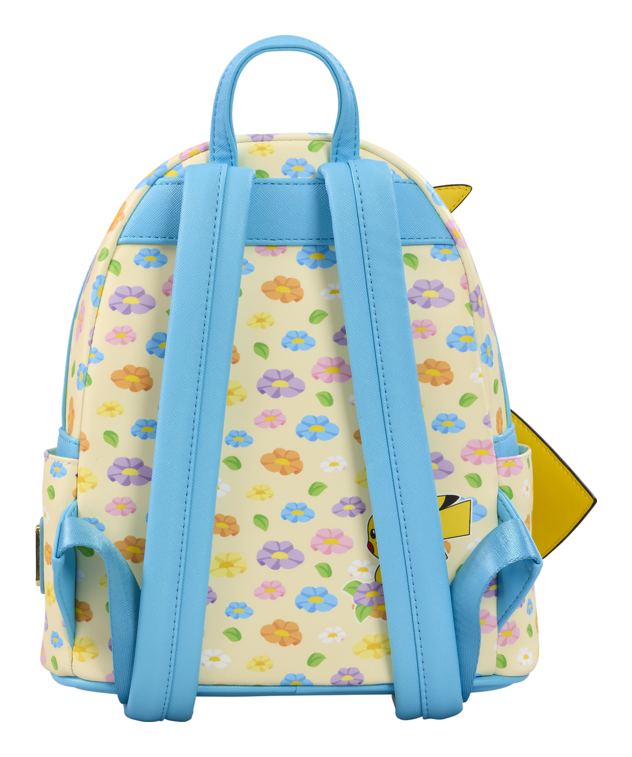Loungefly - Pokemon Pikachu Floral Crown Mini Backpack, side angle