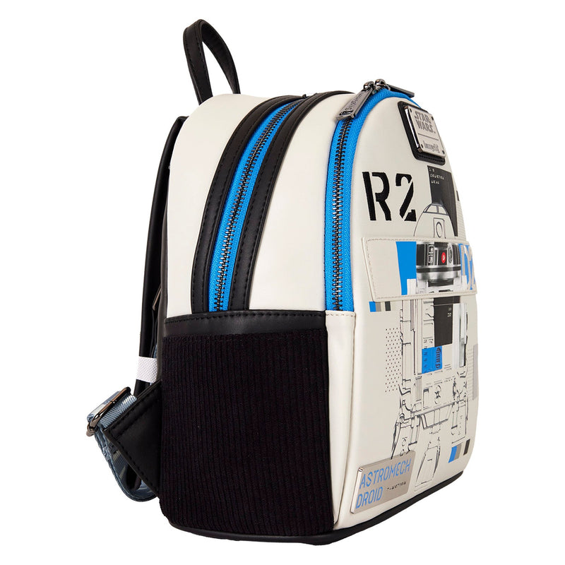 Loungefly - Star Wars:TPOF Astromech Mini Backpack, side angle