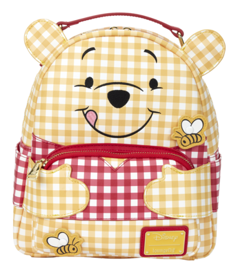 Disney Winnie the Pooh Gingham Loungefly Mini Backpack