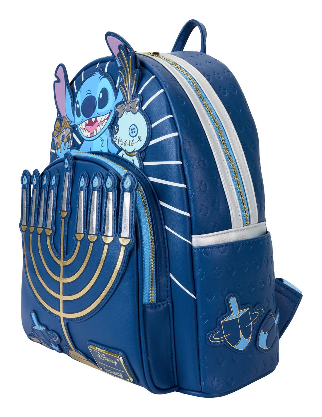 Loungefly Disney Lilo and Stitch Light Up Menorah Stitch Mini Backpack