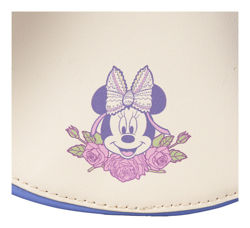 Loungefly - Disney Minnie Mouse Floral and Lace Ears Crossbody Bag