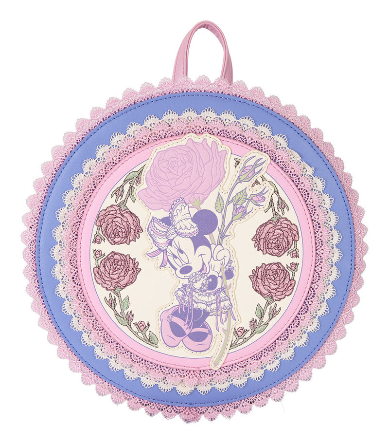 Loungefly - Disney Minnie Mouse Floral and Lace Ears Crossbody Bag