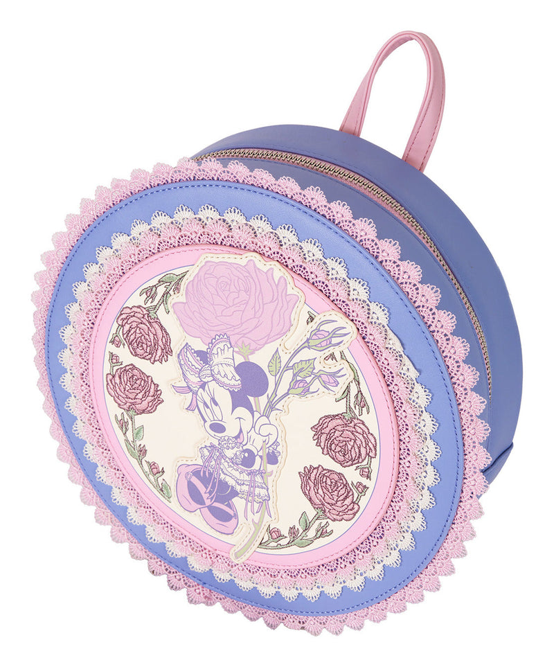Loungefly - Disney Minnie Mouse Floral and Lace Ears Crossbody Bag