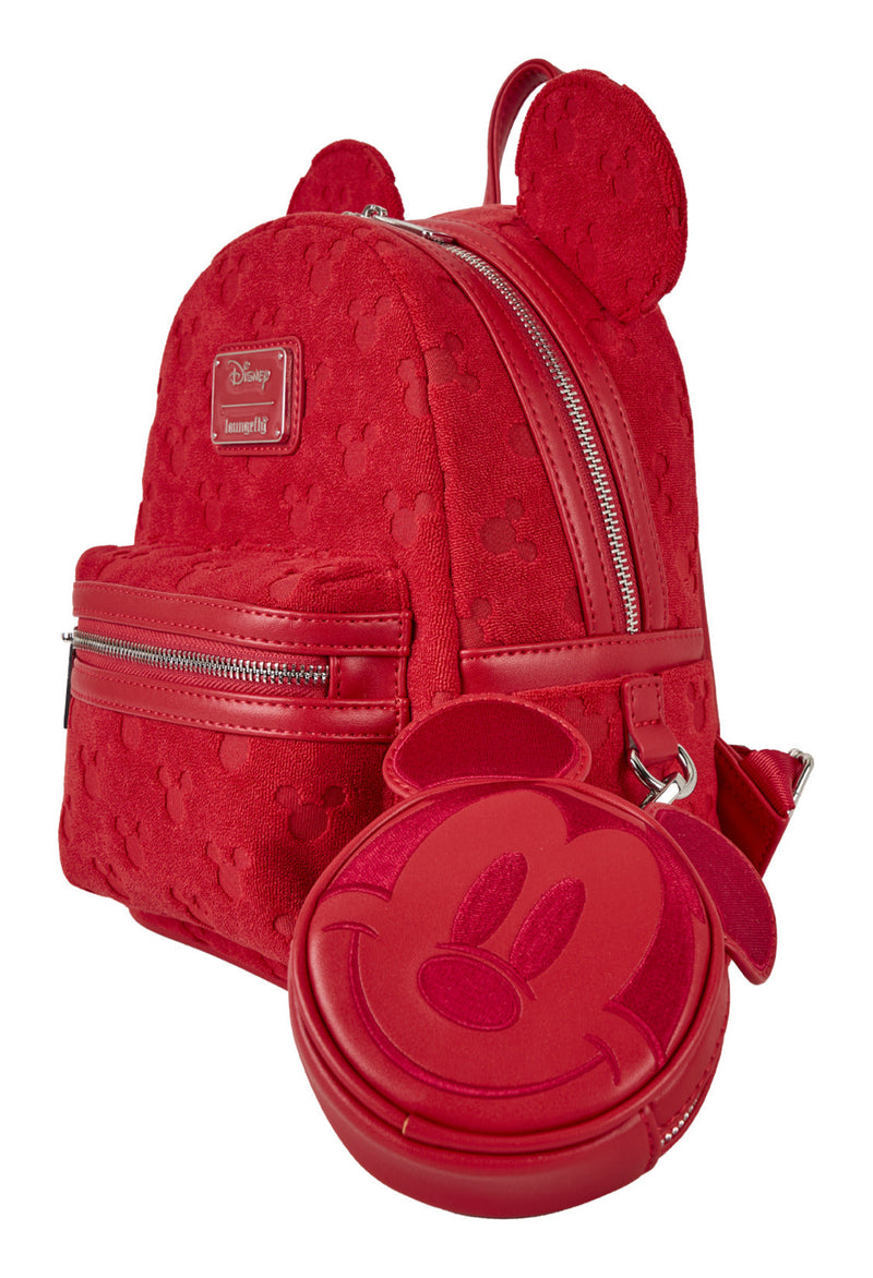 Loungefly - Disney Mickey Ears Burnout Mini Backpack