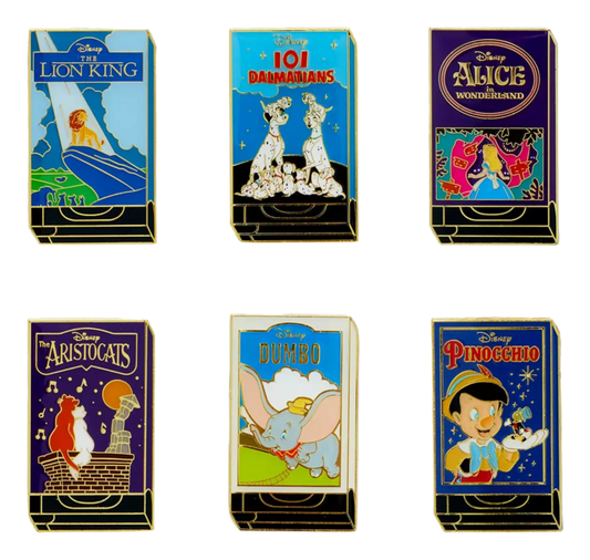 Loungefly - Disney Classic VHS Covers Blind Box Enamel Pin