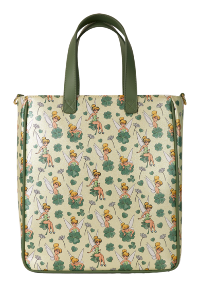Loungefly - Disney Tinker Bell Four Leaf Clover Tote Bag