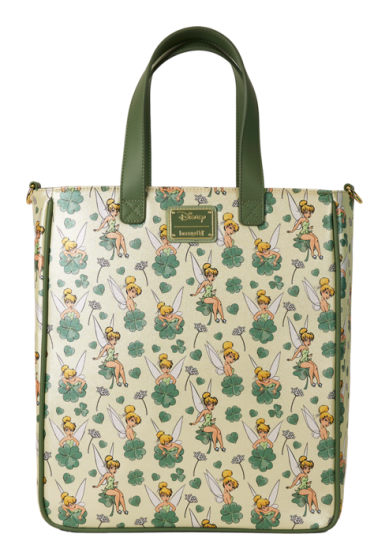 Disney Tinker Bell Four Leaf Clover Loungefly Tote Bag