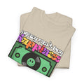 'Money can't buy happiness' Men's Vinyl T-Shirt, additional view