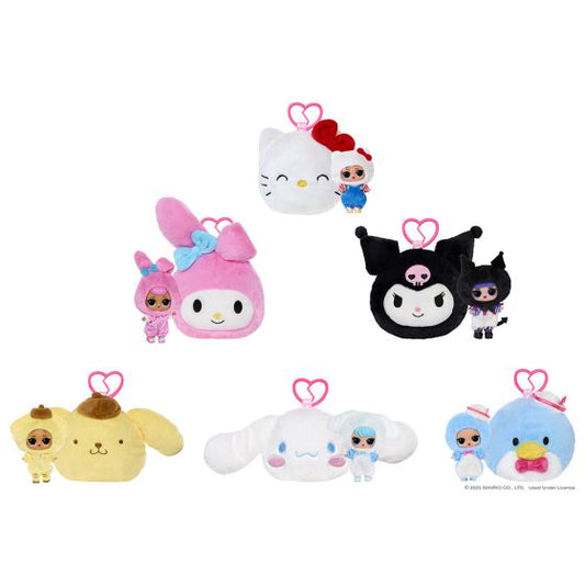 L.O.L Surprise Loves Reversible Plush Keychains