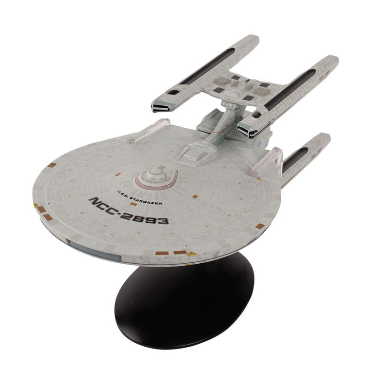 U.S.S. Stargazer NCC-2893 XL Edition Starship Ship Model Die Cast Starship SSSUK631 (Eaglemoss / Star Trek), alternate view
