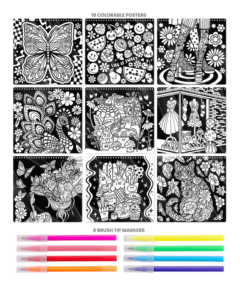 Fashion Angels Color Pop Poster Set (Case of 12)