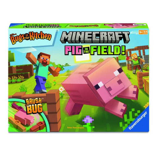 Minecraft Pig in the Field Game