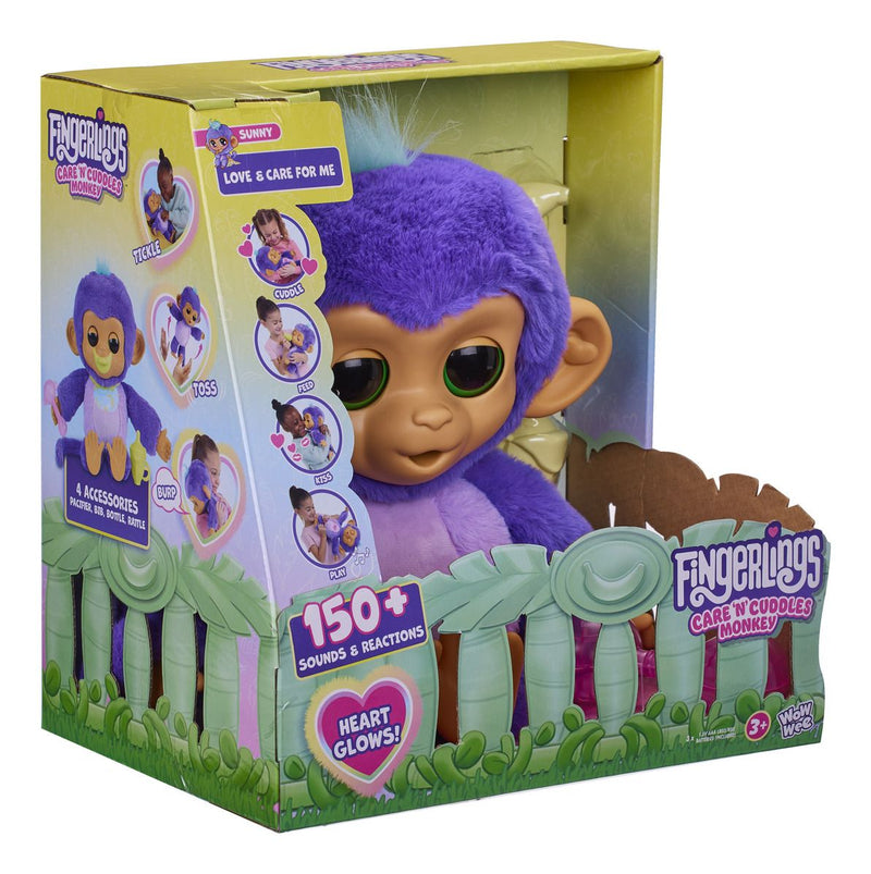 Fingerlings Care n Cuddle Monkey - Image