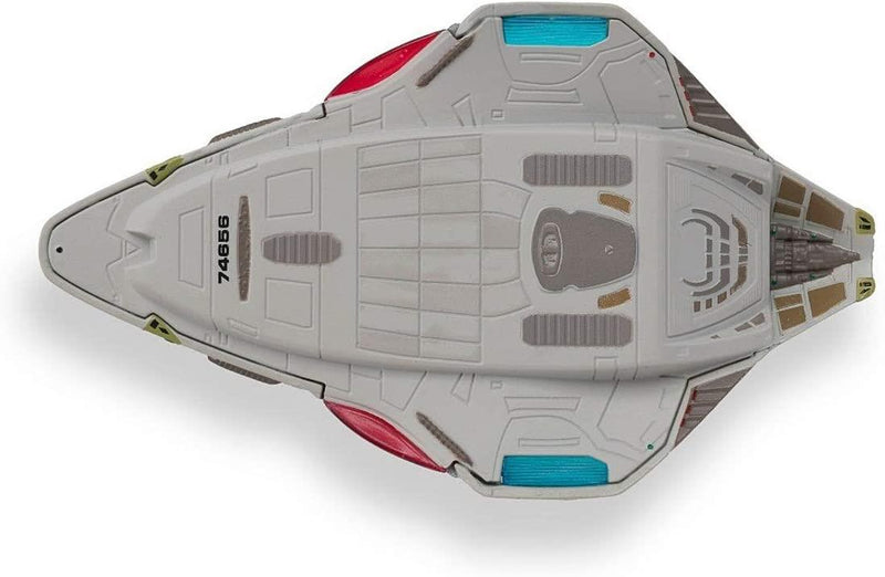 Starfleet Delta Flyer Model Diecast Ship (Eaglemoss / Star Trek), close-up detail