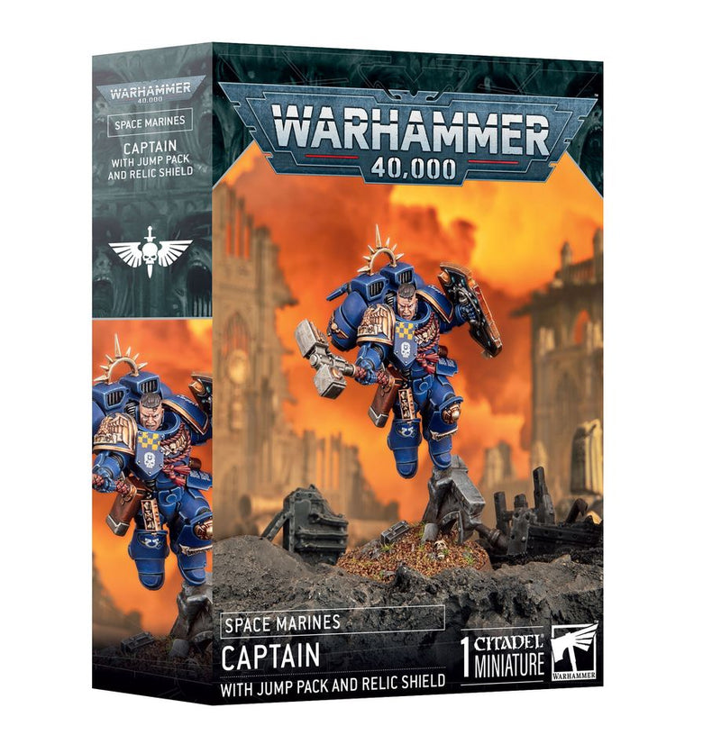 Captain with Jump Pack and Relic Shield, alternate view