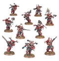 WORLD EATERS: KHORNE BERSERKERS, close-up detail
