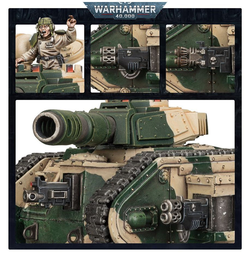 ASTRA MILITARUM LEMAN RUSS BATTLE TANK, rear view