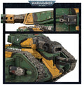 ASTRA MILITARUM LEMAN RUSS BATTLE TANK, close-up detail