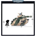 ASTRA MILITARUM LEMAN RUSS BATTLE TANK, side angle