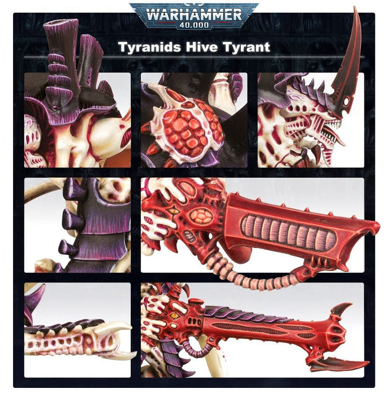 TYRANIDS: HIVE TYRANT, close-up detail