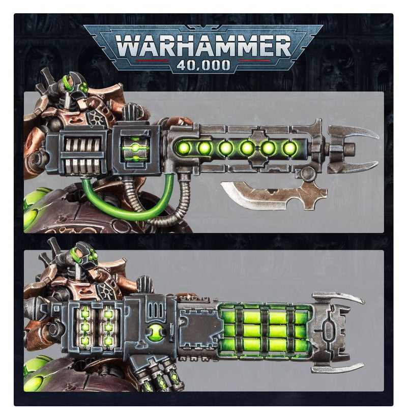 NECRONS LOKHUSTS HEAVY DESTROYER, rear view