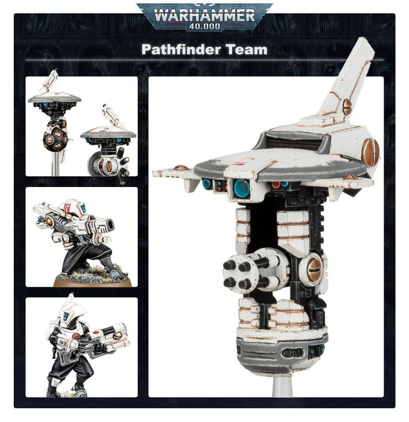 T'AU EMPIRE: PATHFINDER TEAM, side angle