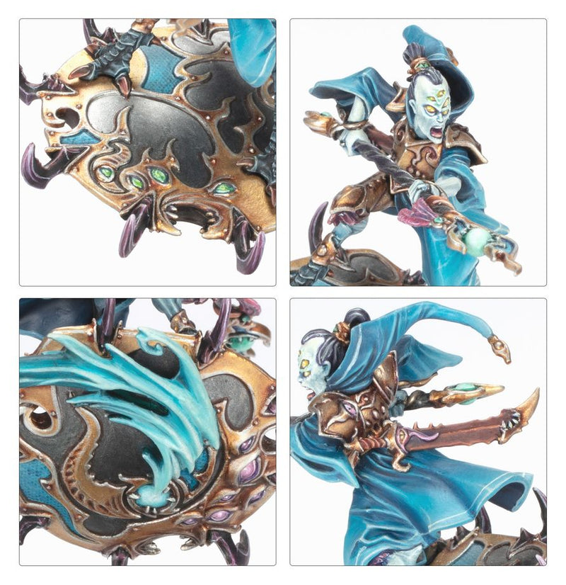 Magister on Disc of Tzeentch, close-up detail